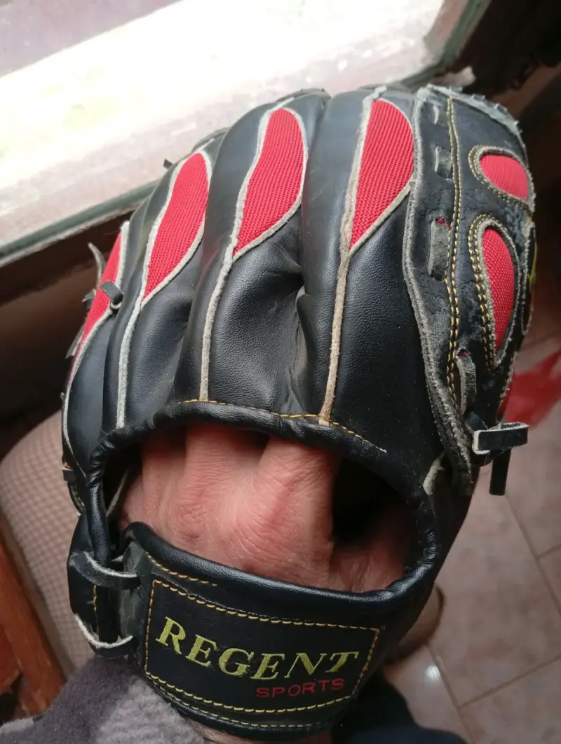 ⚾ GUANTE VINTAGE DE BÉISBOL + PELOTA AUTOGRAFIADA - 4