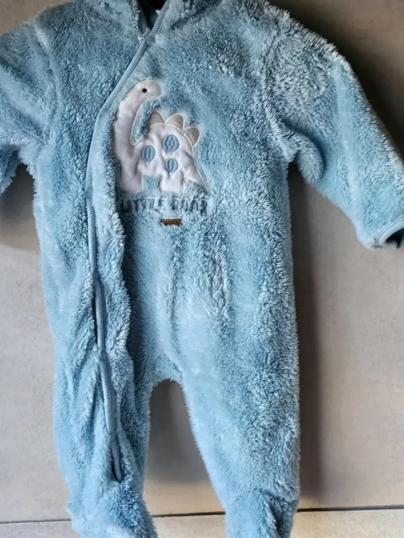 peludo azul bebé - 1