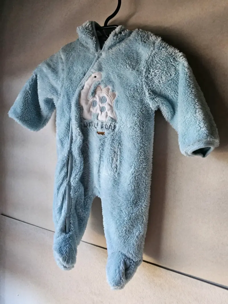 peludo azul bebé - 4