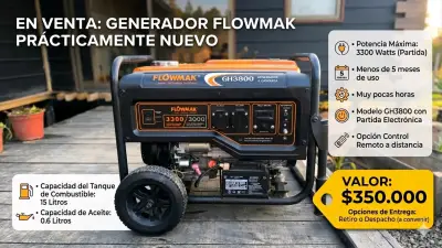 Generador Flowmak GH3800 - miniatura 1