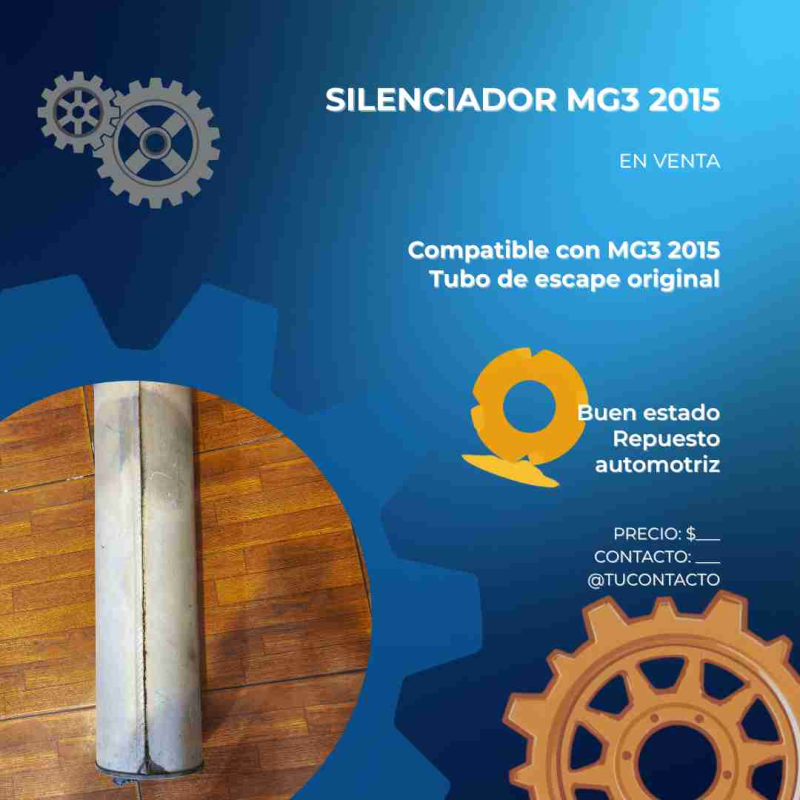 Silenciador MG3 2015 usado