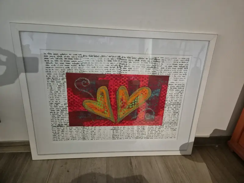 Cuadro Claudia Parodi enmarcado, 97 x 126 cm. - 2