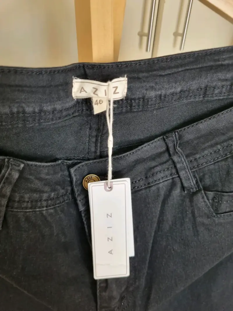 Jeans negro clásico talla 46 - 3