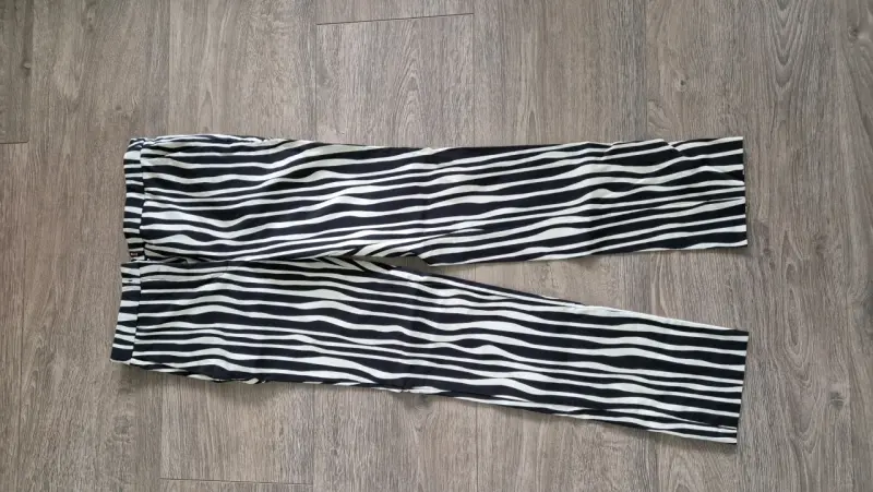 Pantalones estampado cebra - 1