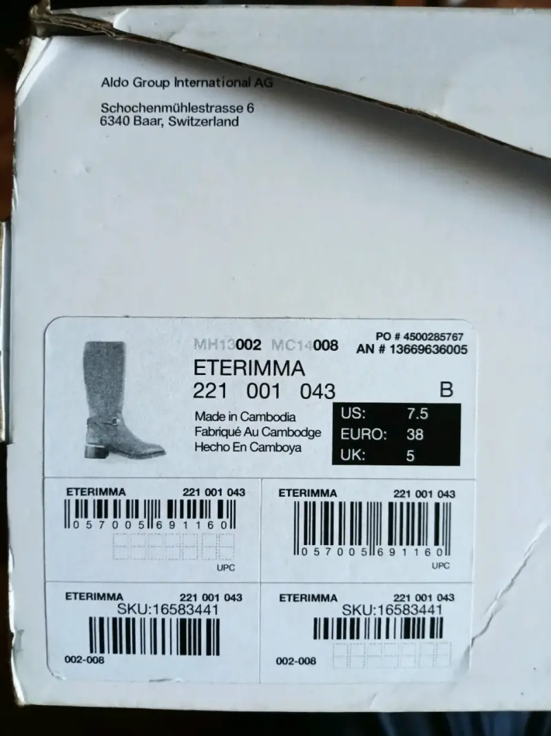 Bota Impermeable cuero Café Aldo - 5
