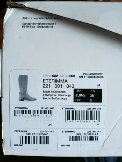 Bota Impermeable cuero Café Aldo - miniatura 5