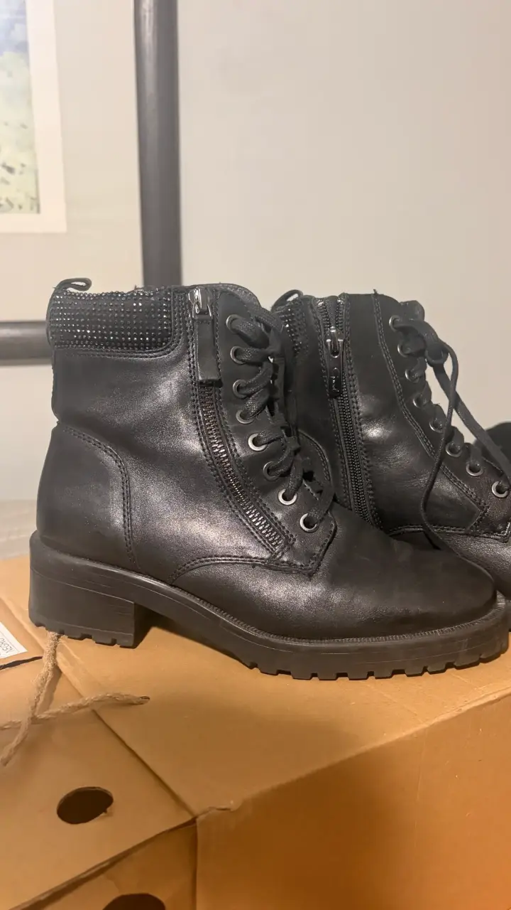 Botines negros plataforma - 3