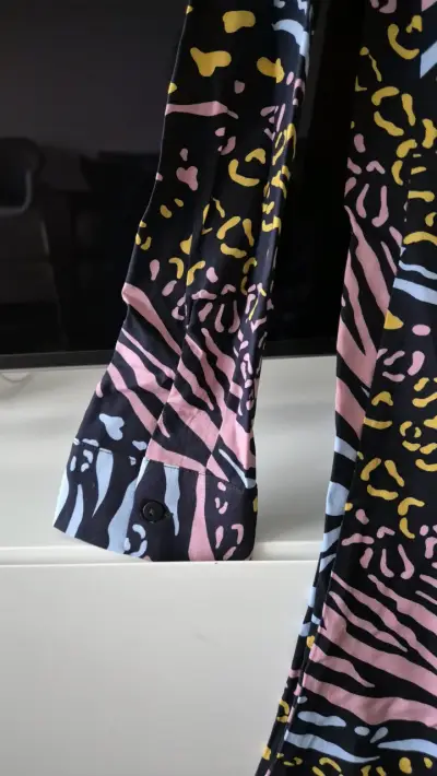 Vestido camisero estampado colorido - miniatura 2