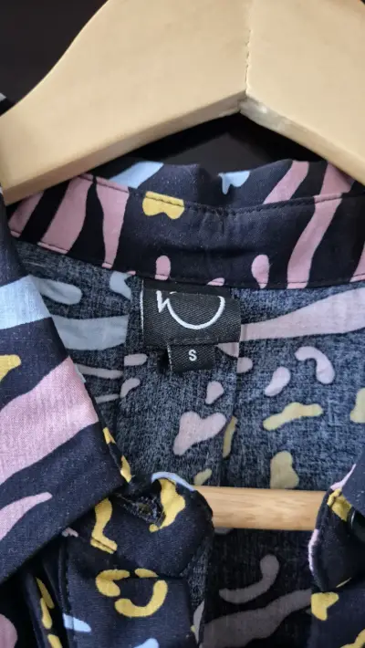 Vestido camisero estampado colorido - miniatura 5
