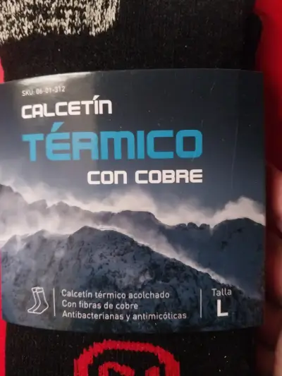 Calcetines térmicos con cobre - miniatura 2