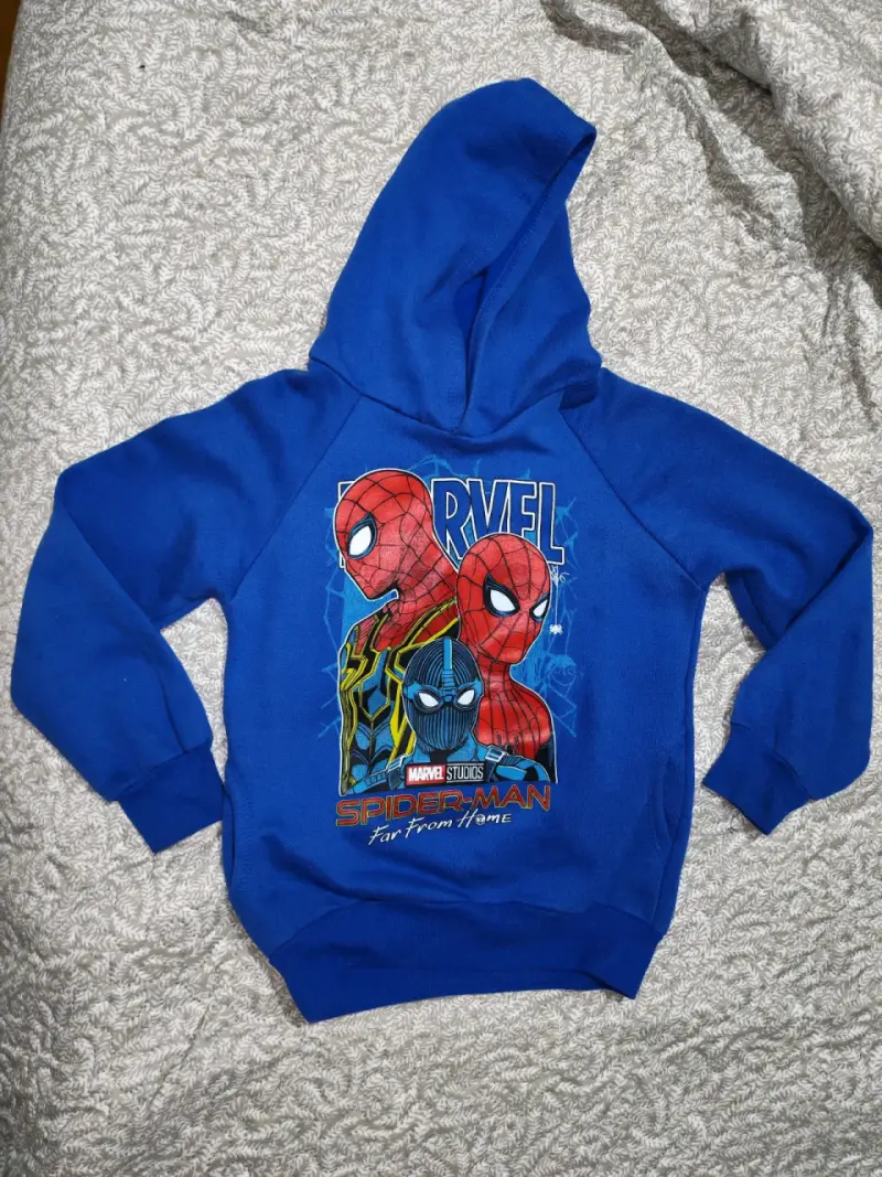 Polerón azul de Spiderman para niño - 1