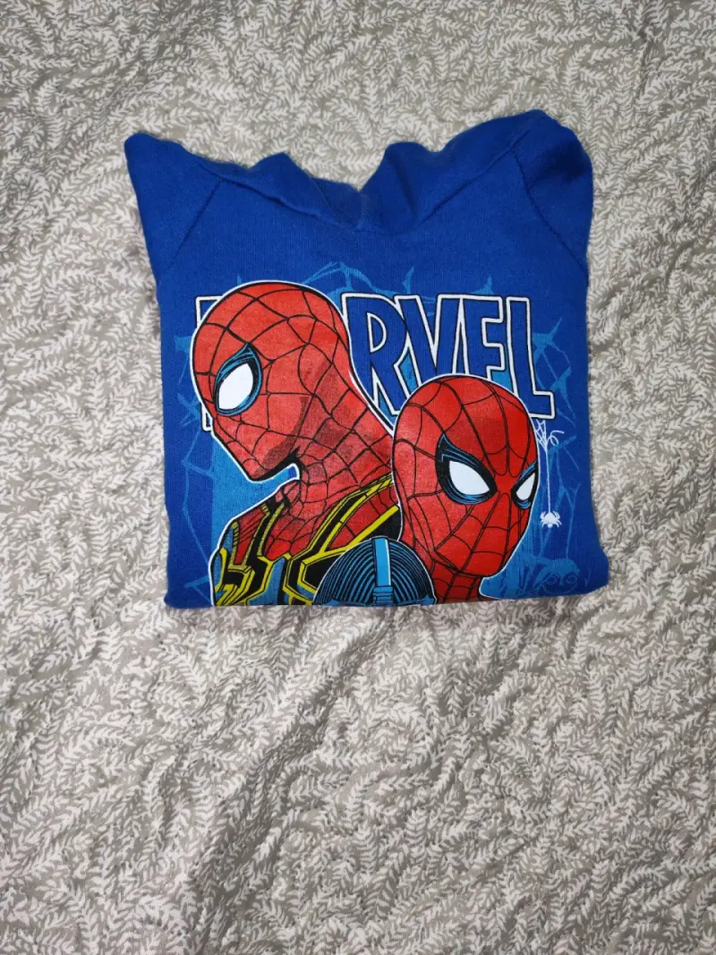 Polerón azul de Spiderman para niño - 2