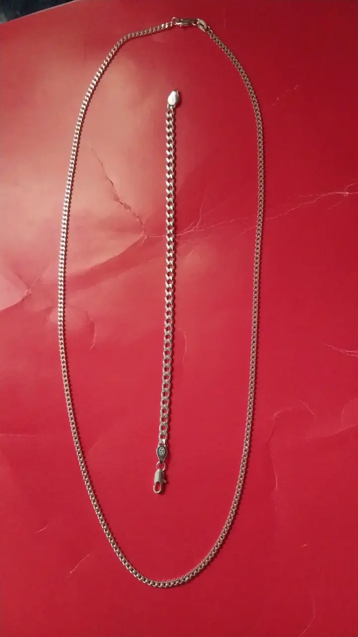 Collar de plata elegante - 1