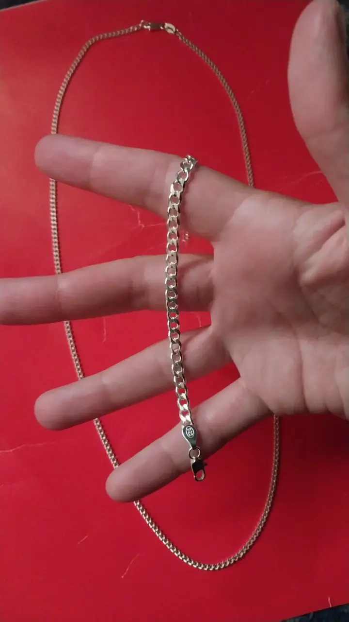 Collar de plata elegante - 2
