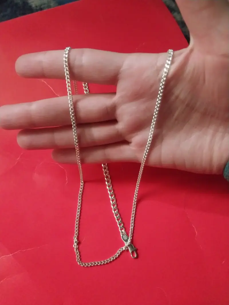 Collar de plata elegante - 3