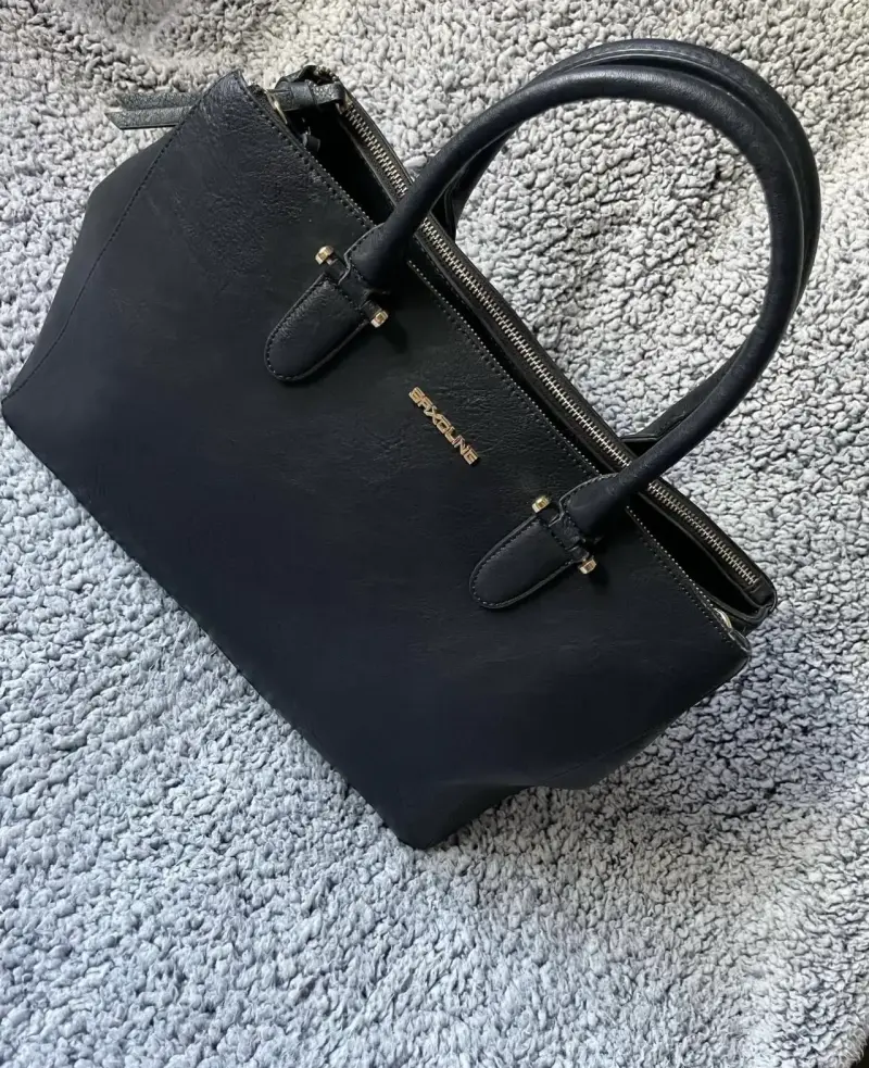 Bolso de cuero vegano beige - 2