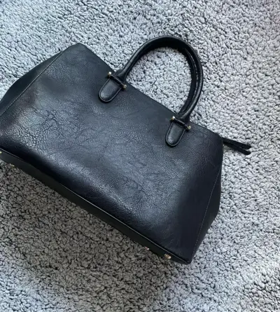 Bolso de cuero vegano beige - miniatura 4