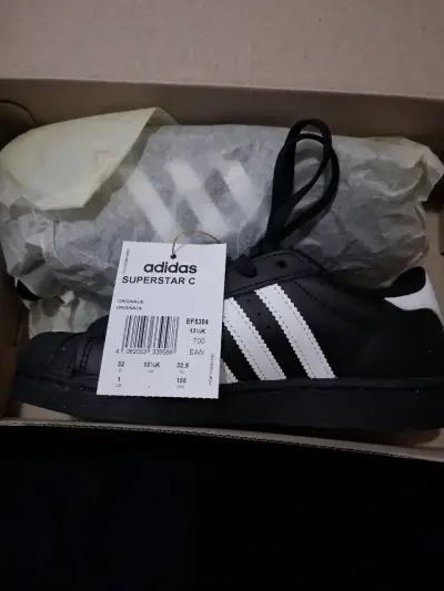 Zapatillas Adidas Superstar negras - miniatura 2
