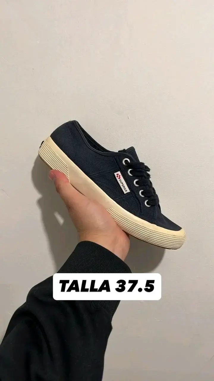 Zapatillas Superga azul talla 37.5