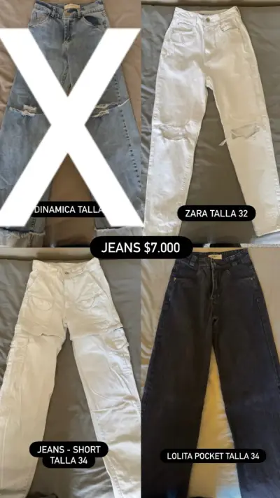 Jeans tallas 32-34-36 - miniatura 1