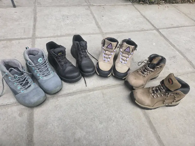 Zapatos de seguridad mujer.