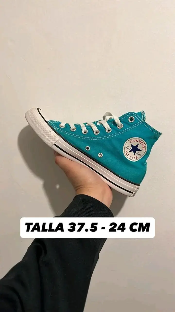Zapatillas Converse turquesas T37.5