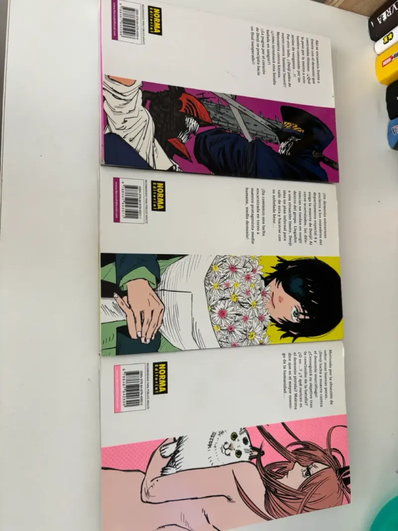 Mangas Chainsaw Man Tomos 1-3 - 4