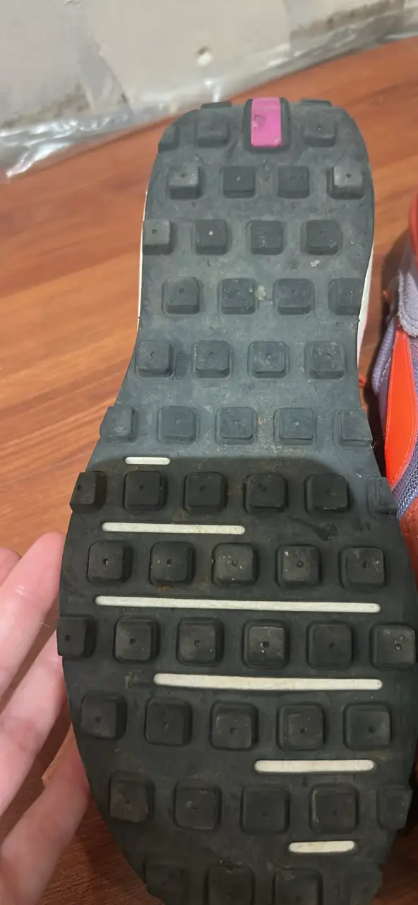 Zapatillas deportivas naranjas y lilas - 5