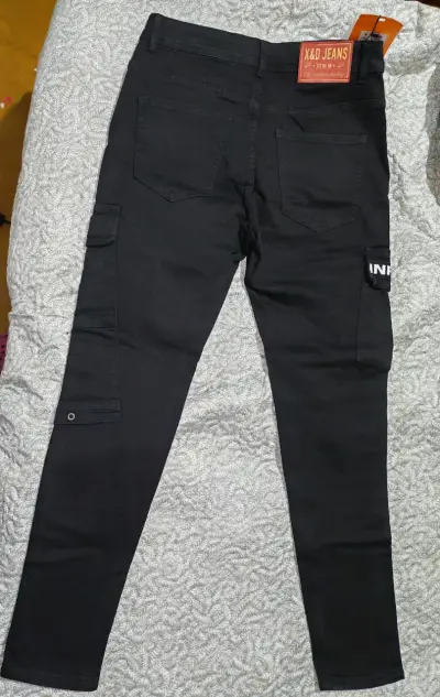 Pantalones negros de mezclilla X&D - miniatura 3