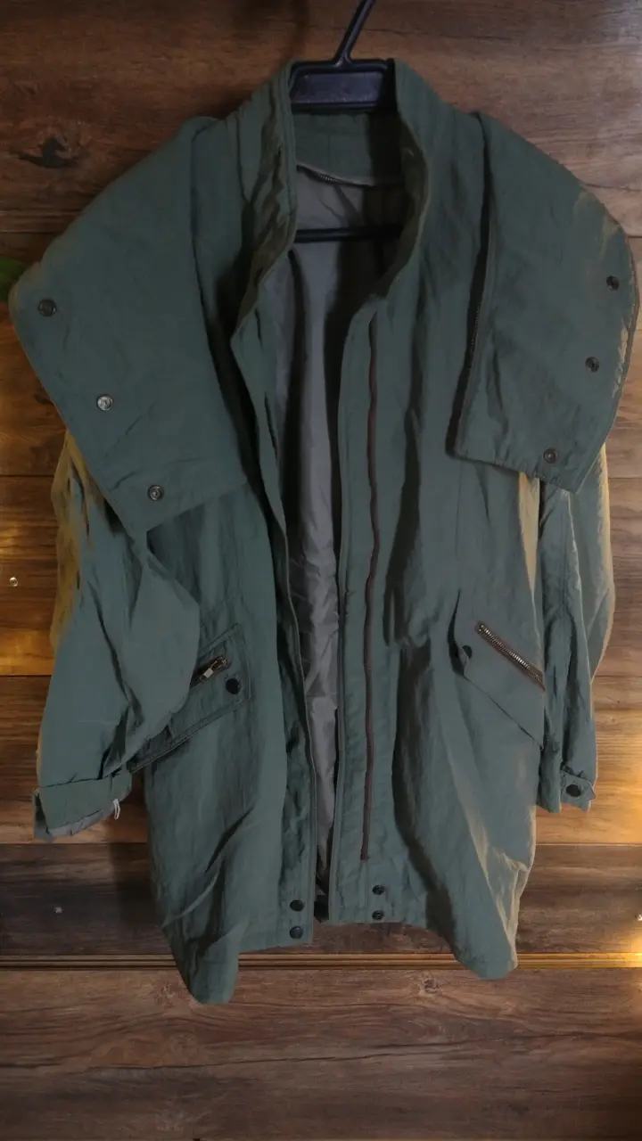 Chaqueta verde militar