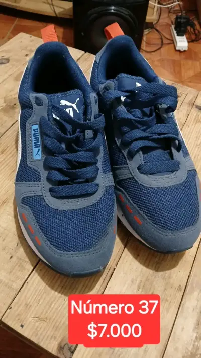 Zapatillas  deportivas Puma  azul Talla 37 - miniatura 1