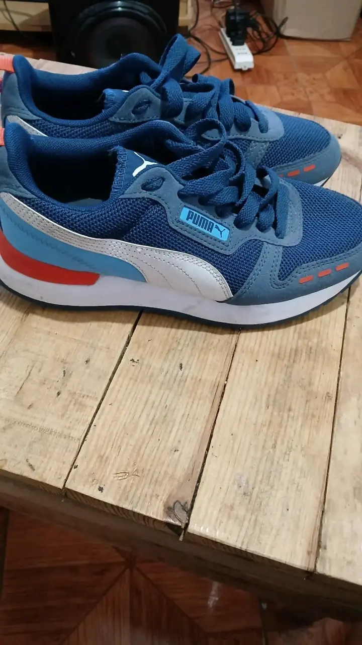 Zapatillas deportivas Puma azul Talla 37 - 3