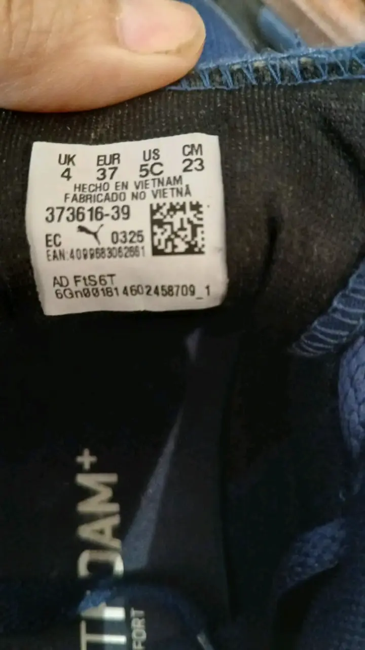 Zapatillas deportivas Puma azul Talla 37 - 4