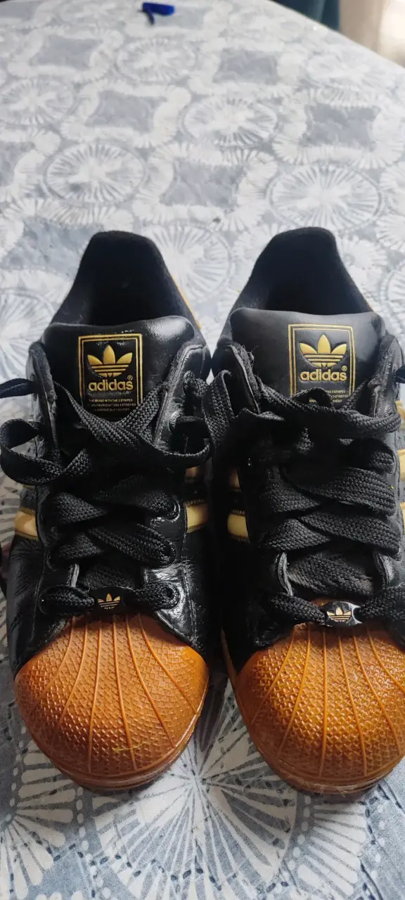 Zapatillas ADIDAS negras y amarillas - 6