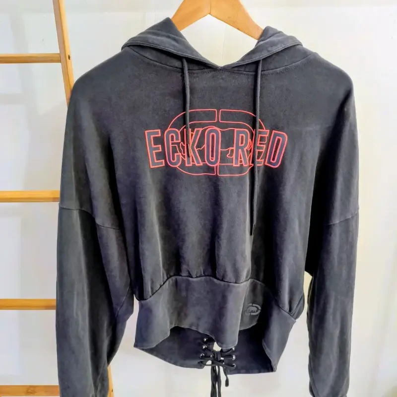 Polerón capucha Ecko Red negro - 1