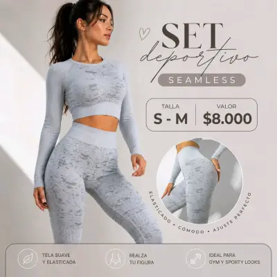 🩶 Set deportivo seamless - miniatura 1