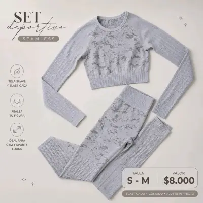 🩶 Set deportivo seamless - miniatura 2