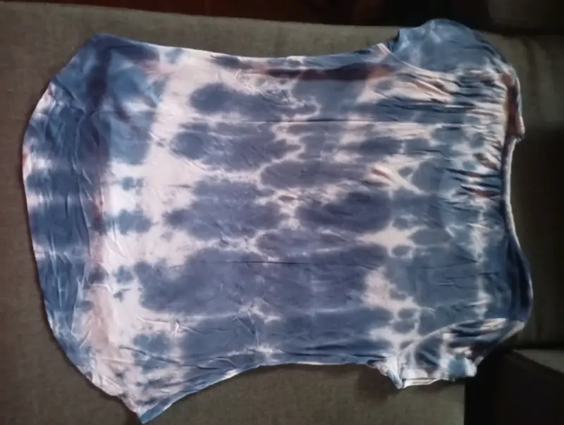 Polera azul tie-dye - 1