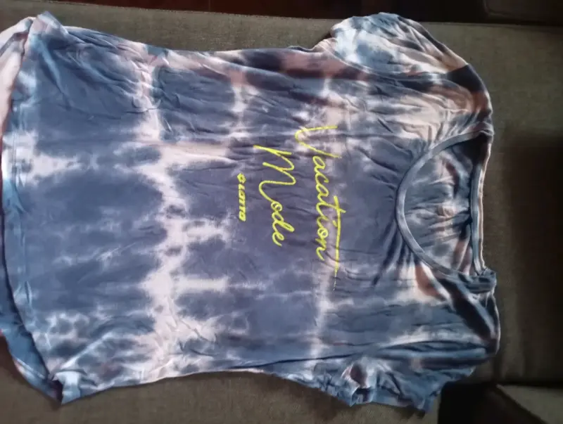 Polera azul tie-dye - 3