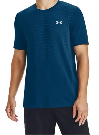 Polera deportiva azul hombre - miniatura 1
