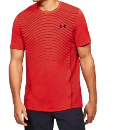 Polera deportiva roja Under Armour - miniatura 1