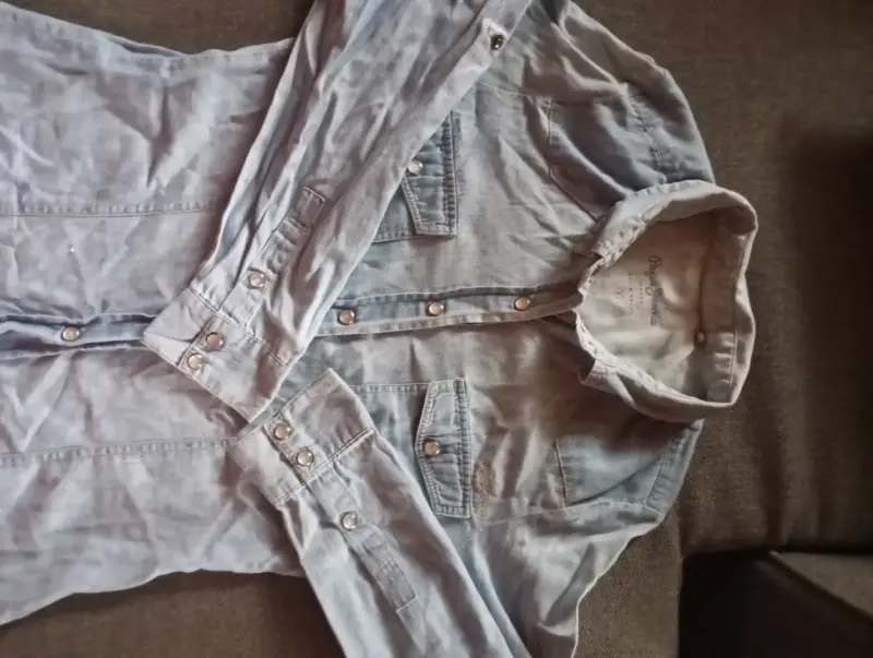 Camisa de mezclilla estilo casual - 1