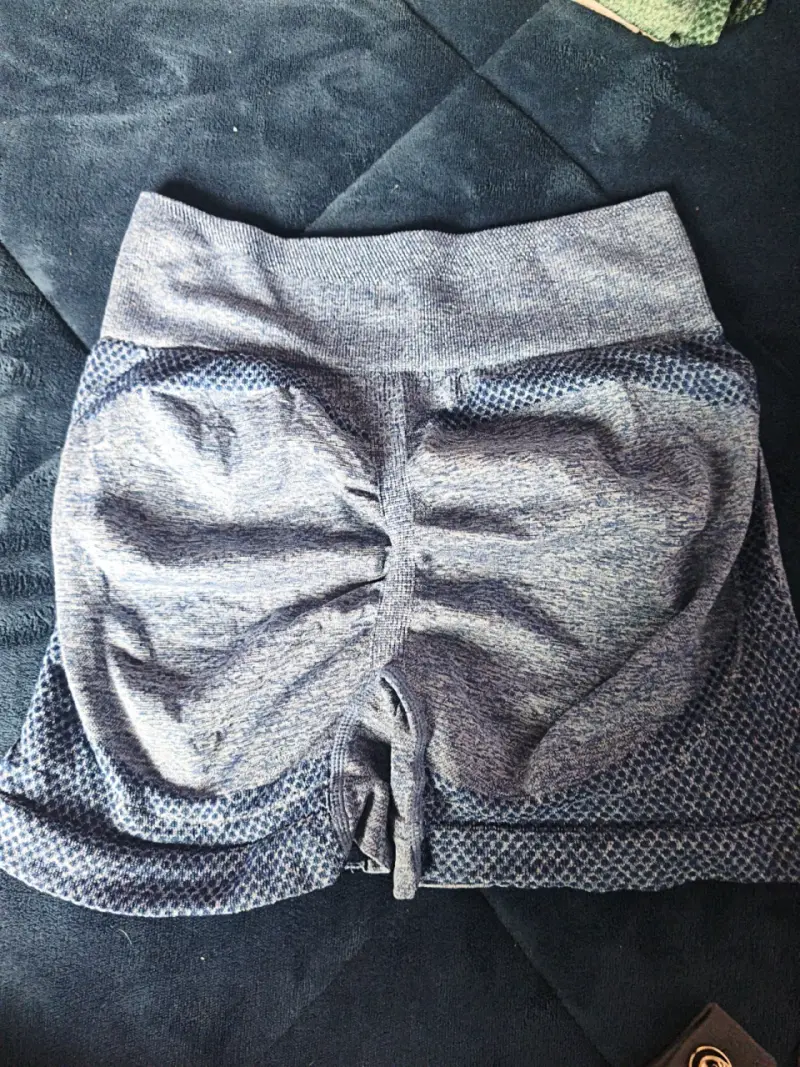 Shorts deportivos azul claro - 3