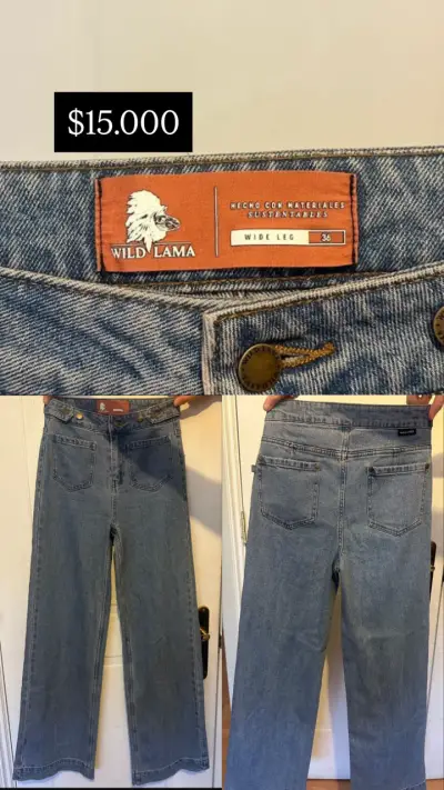 Jeans Wild Lama wide leg - miniatura 1