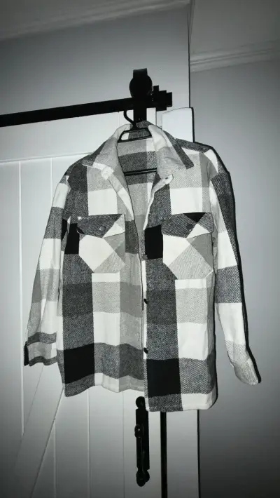 Chaqueta de franela a cuadros - miniatura 1