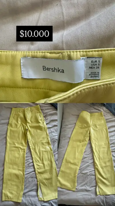 Pantalones amarillos Bershka - miniatura 1