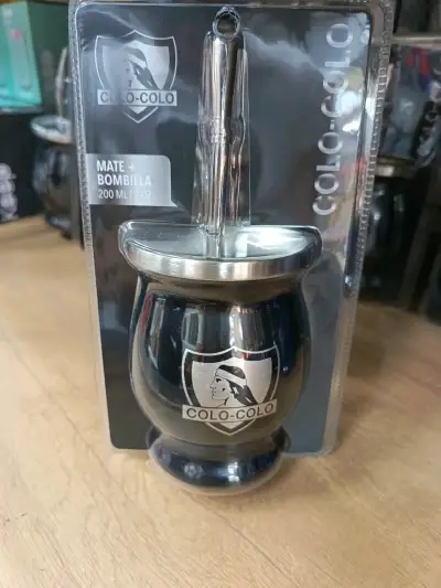 Vaso para mate con bombilla - miniatura 1
