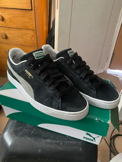Zapatillas Puma Suede negras - miniatura 1