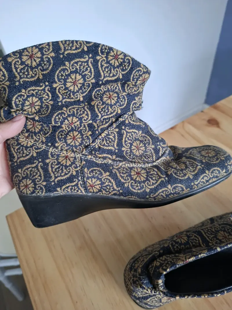 Botines vintage cuero - 4