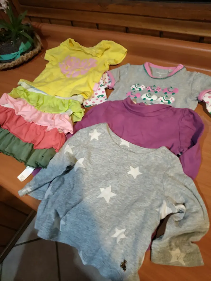 Ropa beba 3 A6 meses algodón nuevas y un uso. - 4